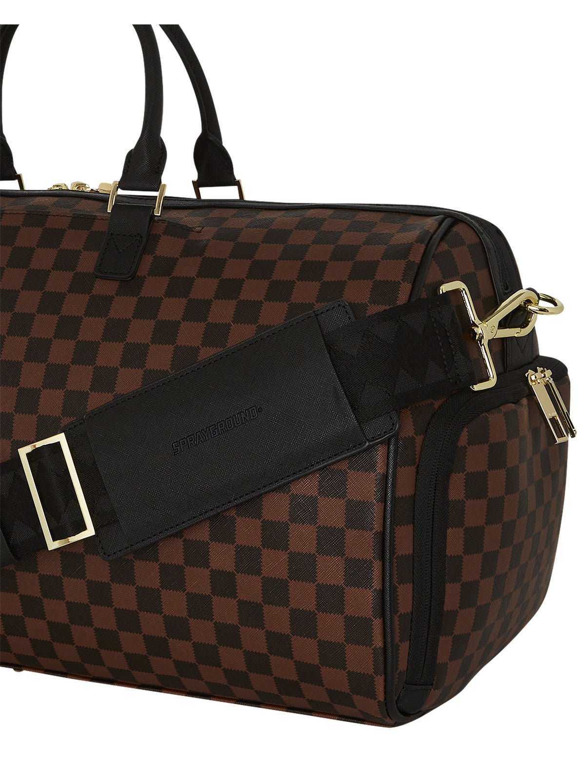 SPRAYGROUND Borsone Uomo SAWTOOTH SHARKS IN PARIS DUFFLE 910D7836NSZ MARRONE