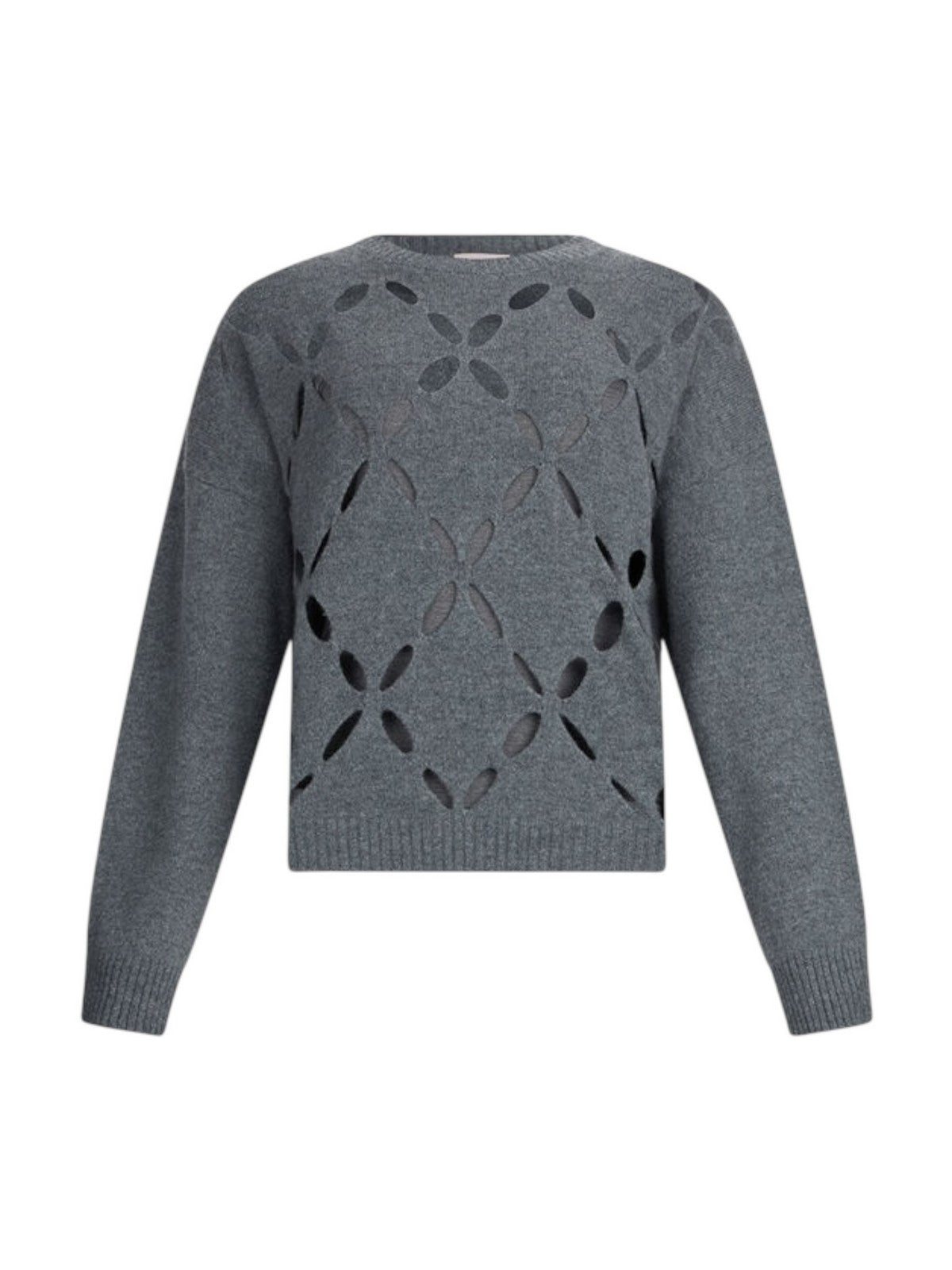 LIU JO WHITE Maglione Donna  MF5039MS009 02050 GRIGIO MD.MELANGE