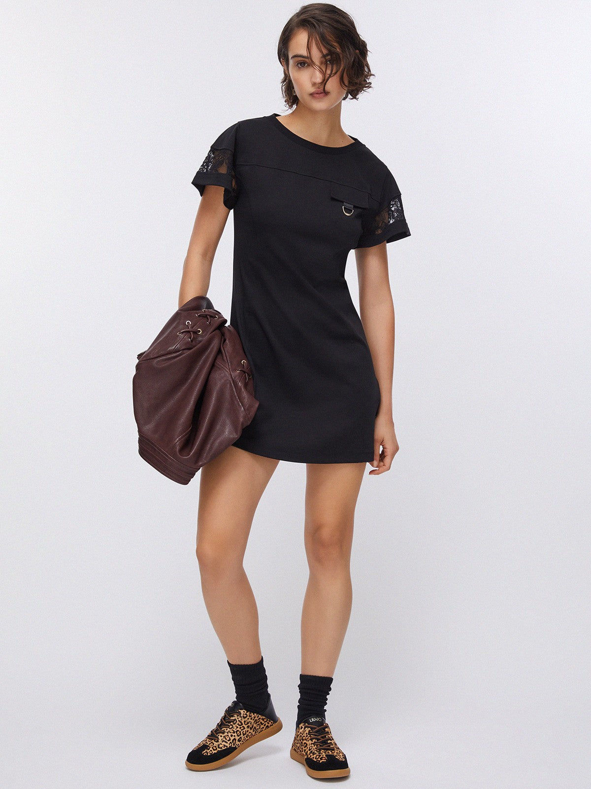 LIU JO SPORT Abito Donna  TA6236J3855 22222 Nero gioboutiqueweb