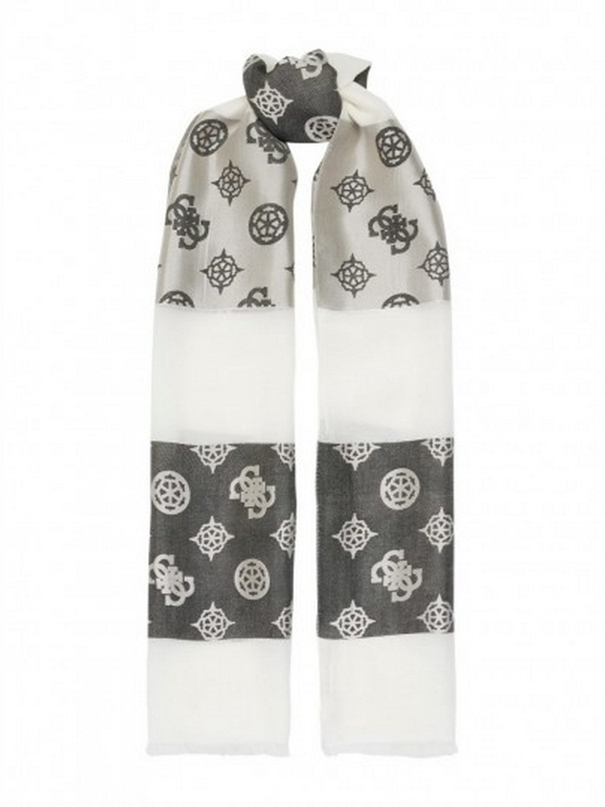 GUESS Foulard Donna CRESIDIA SCARF 50X180 AW5316 POL03 BLA Nero gioboutiqueweb