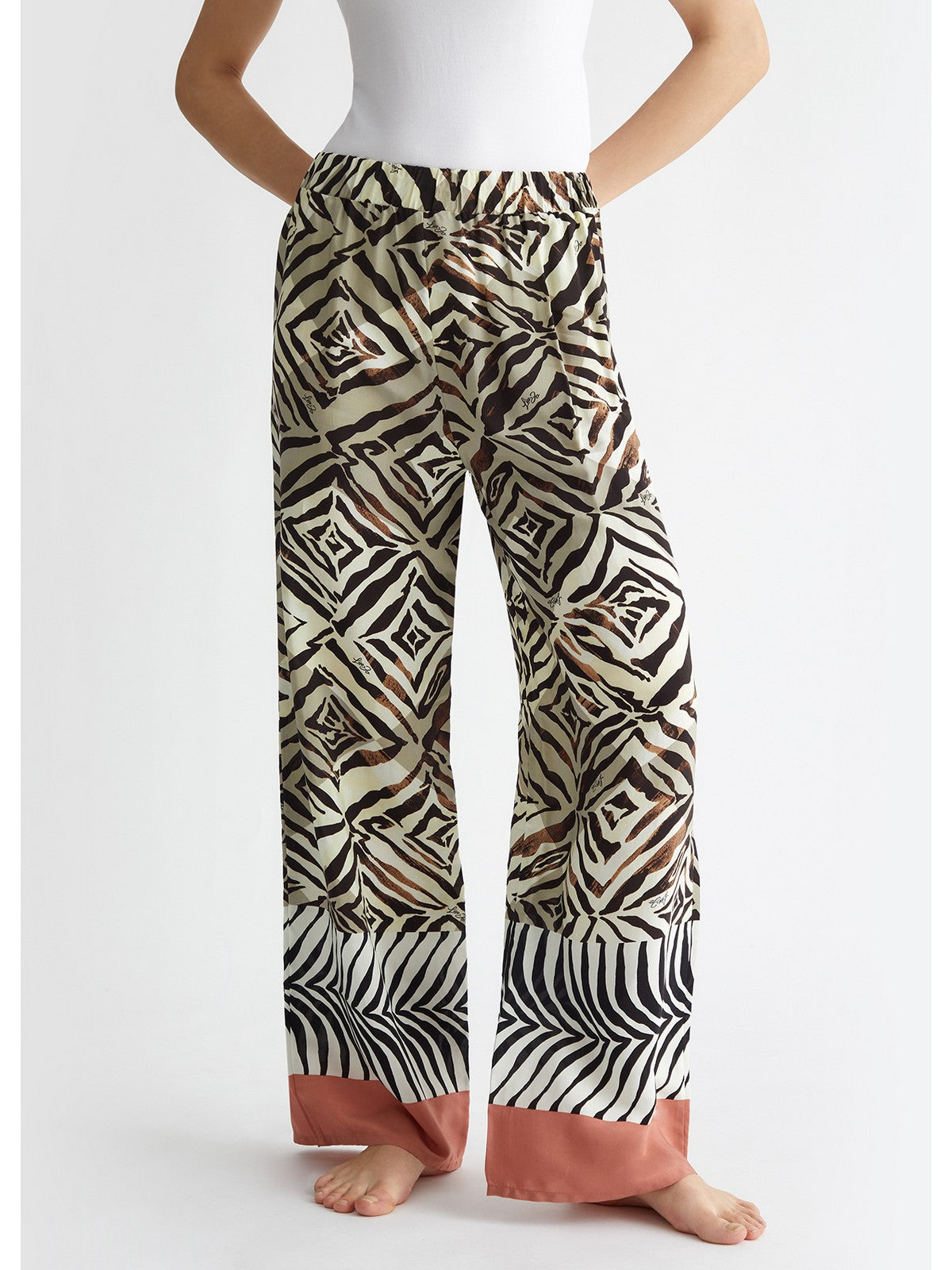 Liu Jo Beachwear Woman Pants Va4063ts056 n9076 brown