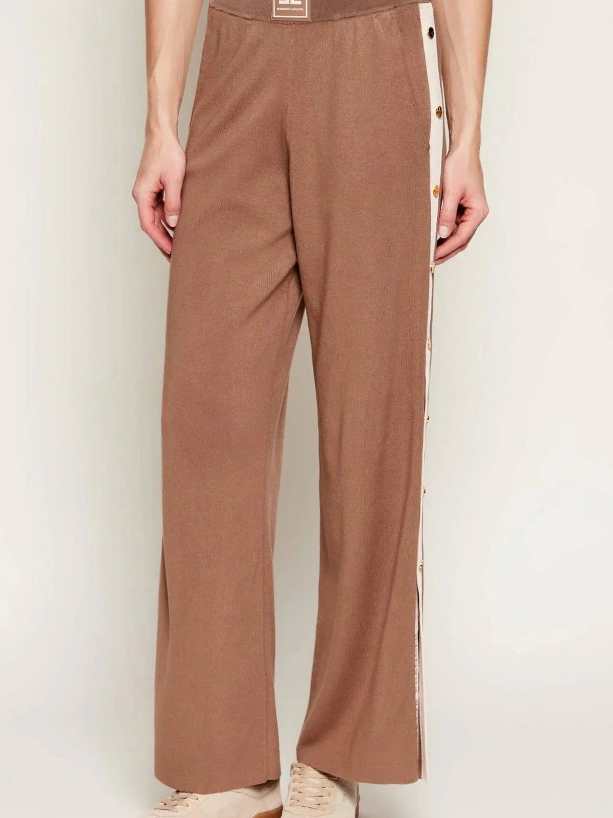 ELISABETTA FRANCHI Pantalone Donna  KP74S61E2 727 ARGILLA/BURRO gioboutiqueweb