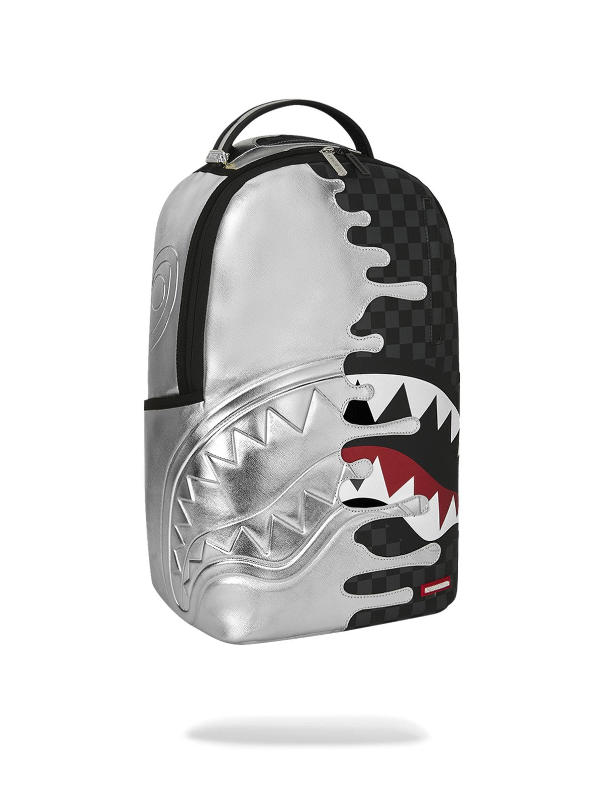SPRAYGROUND Zaino Unisex adulto SILVER SIDE DRIP BLACK CHECK DLXSV BACKPACK 910B8940NSZ Nero