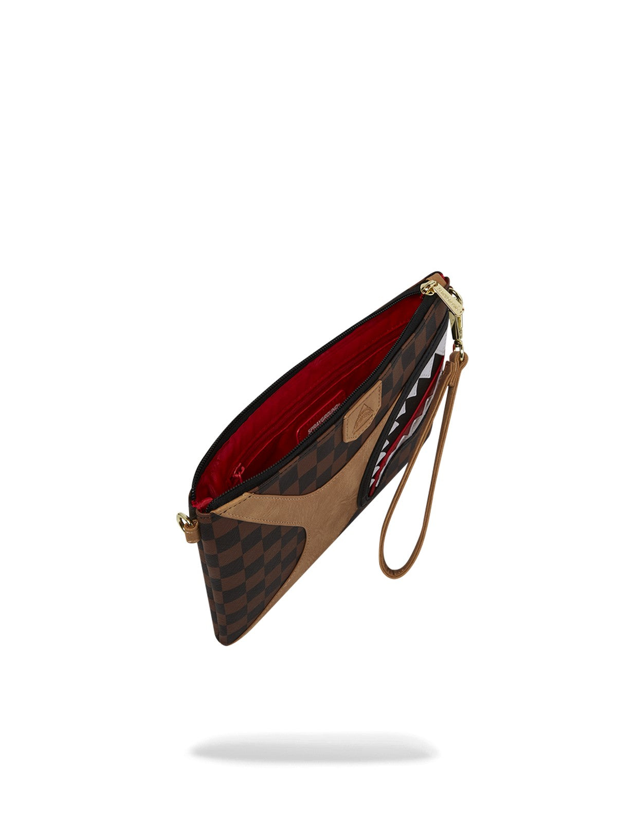 SPRAYGROUND Pochette Uomo HENNYVILLE CROSSOVER CLUTCH 910B7994NSZ MARRONE gioboutiqueweb