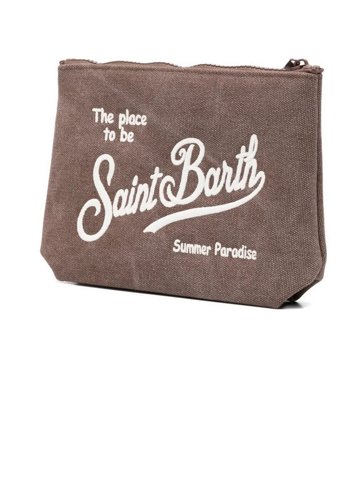 MC2 SAINT BARTH Pochette Unisex adulto  ALINE CANVAS 00246L 18 EMB gioboutiqueweb