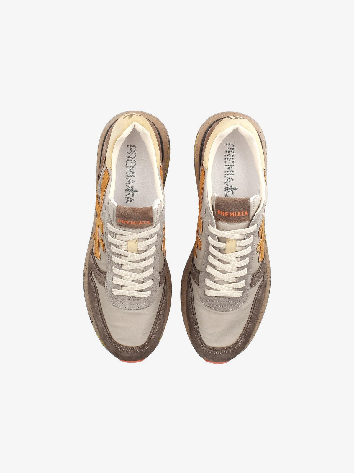 PREMIATA Sneaker Uomo  MICK VAR 7866 TAUPE/BROWN