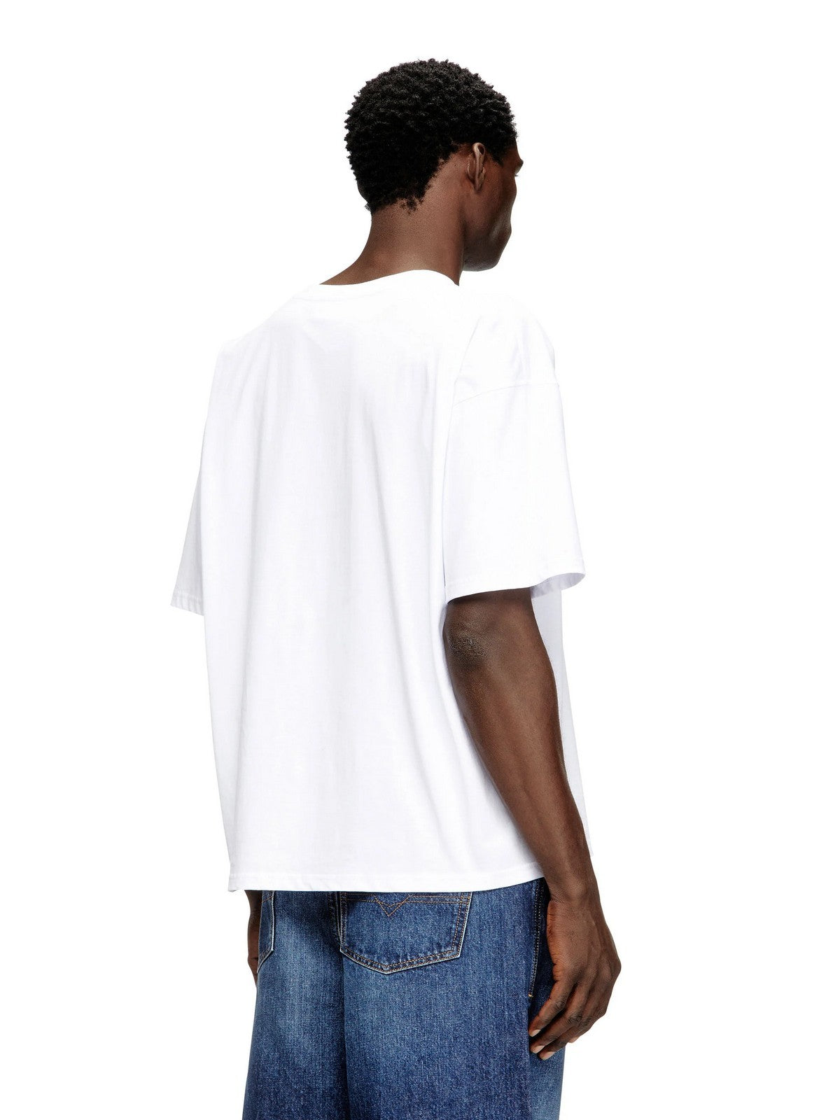 DIESEL Herren T-Shirt T-BOXT-DCO T-SHIRT A20049 0NIAX 100 100 – WEISS