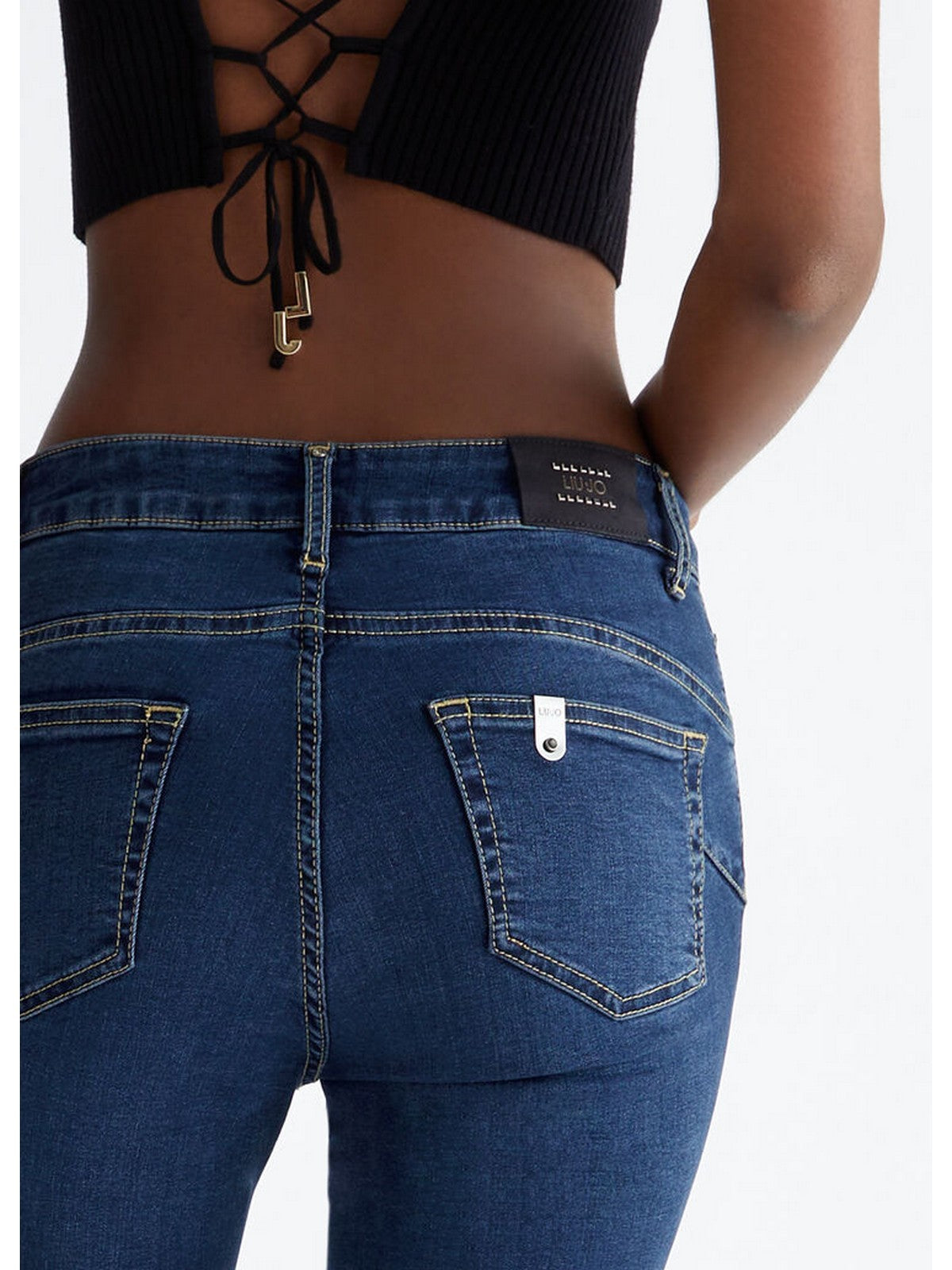LIU JO BLUE DENIM Jeans Donna  UA4013D4188 78158 Blu gioboutiqueweb