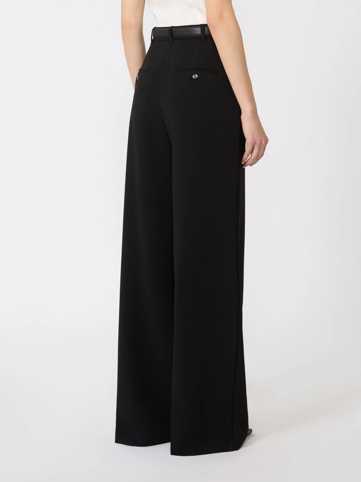 MAX MARA STUDIO Pantalone Donna MSTAMICO 2616131025600 001 Nero gioboutiqueweb