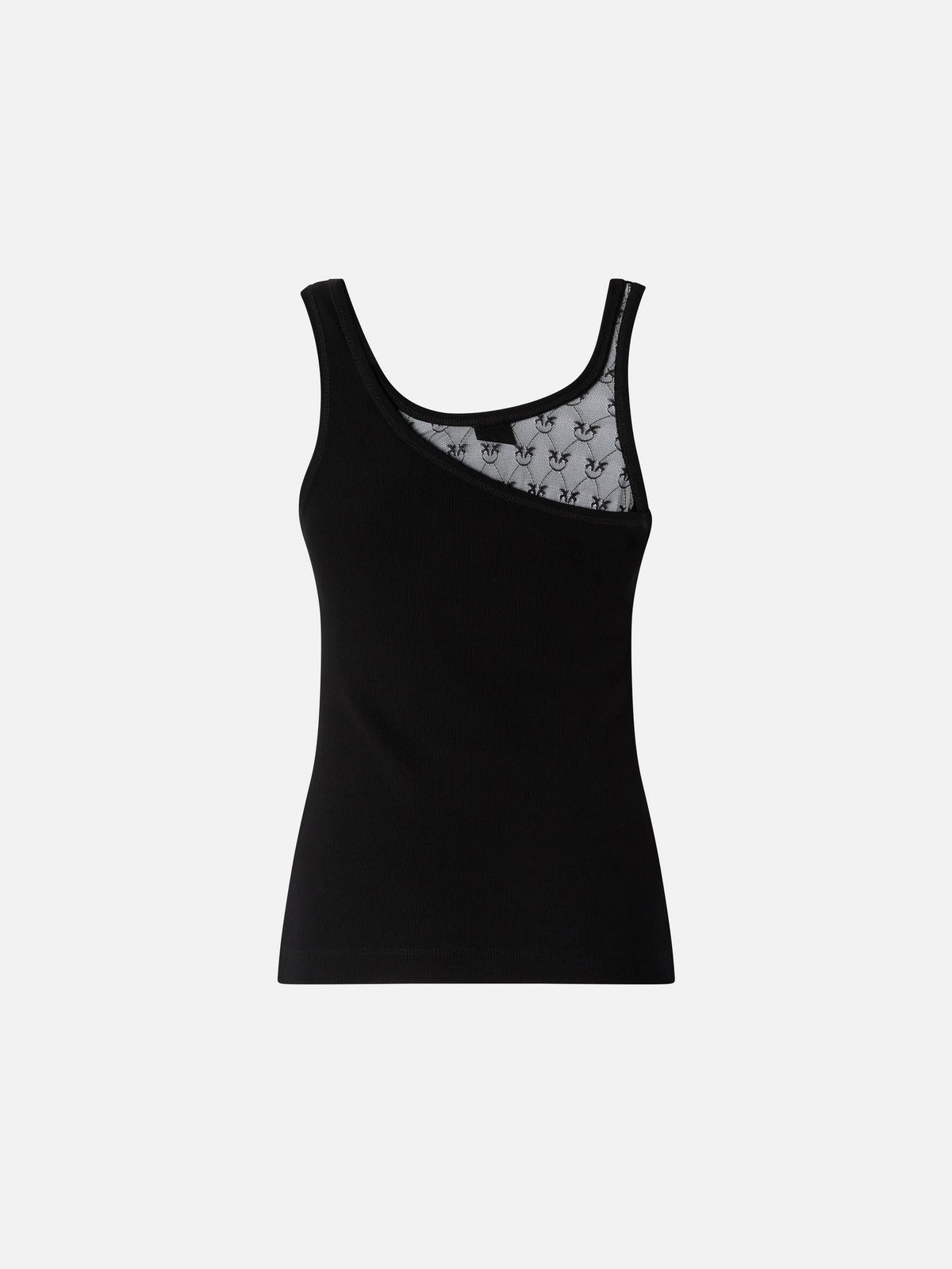 PINKO Canotta Donna CUPBOARD CANOTTA 106461-A362 Z99 NERO LIMOUSINE gioboutiqueweb