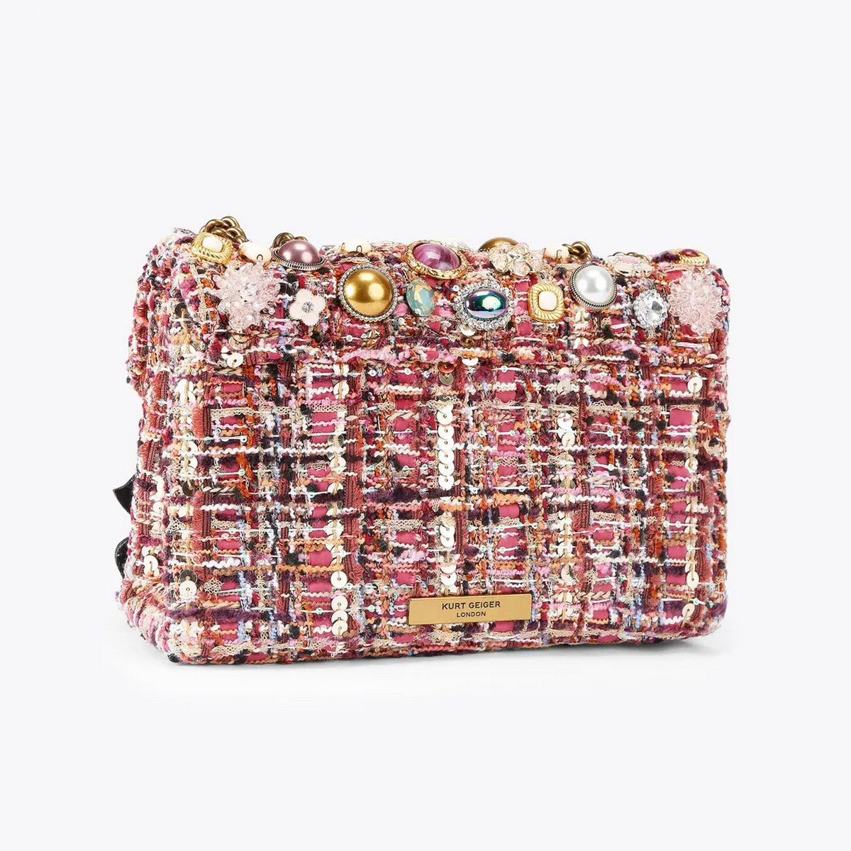 KURT GEIGER Borsa Donna 690-MD KENSINGTON TUTTIFRUTTI 4857257609 PINK COMB PINK COMB