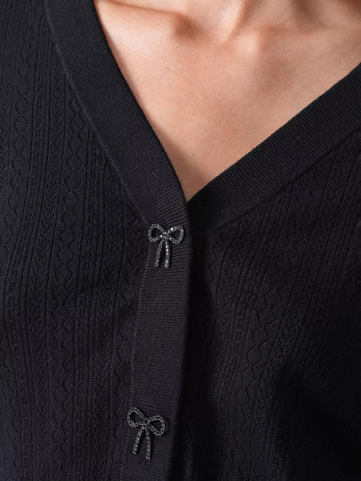 GUESS Cardigan Donna GJ HOODED PUFFER W5YR01 Z2ZK2 JBLK JET BLACK