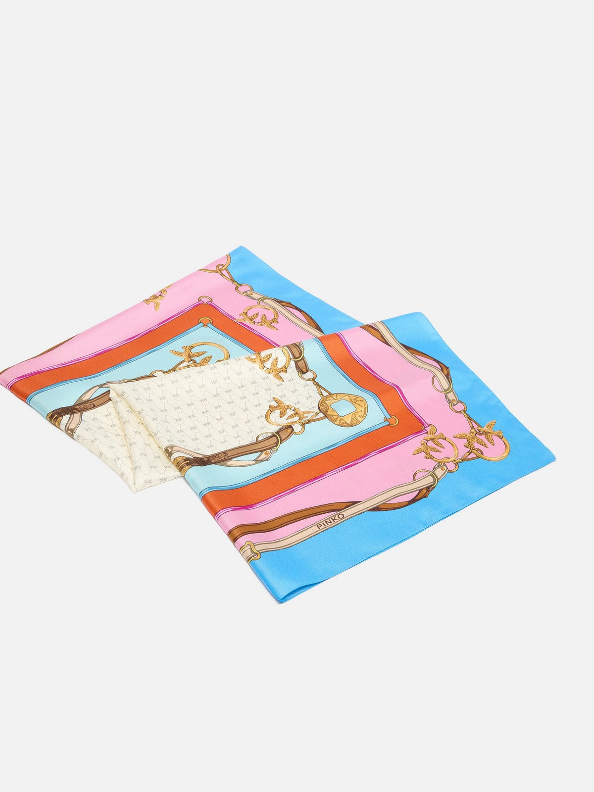 PINKO Foulard Donna LIMBO FOULARD TWILL STAMPA CIN 106656-A39N EN0 MULT.AZZURRO/ROSA gioboutiqueweb