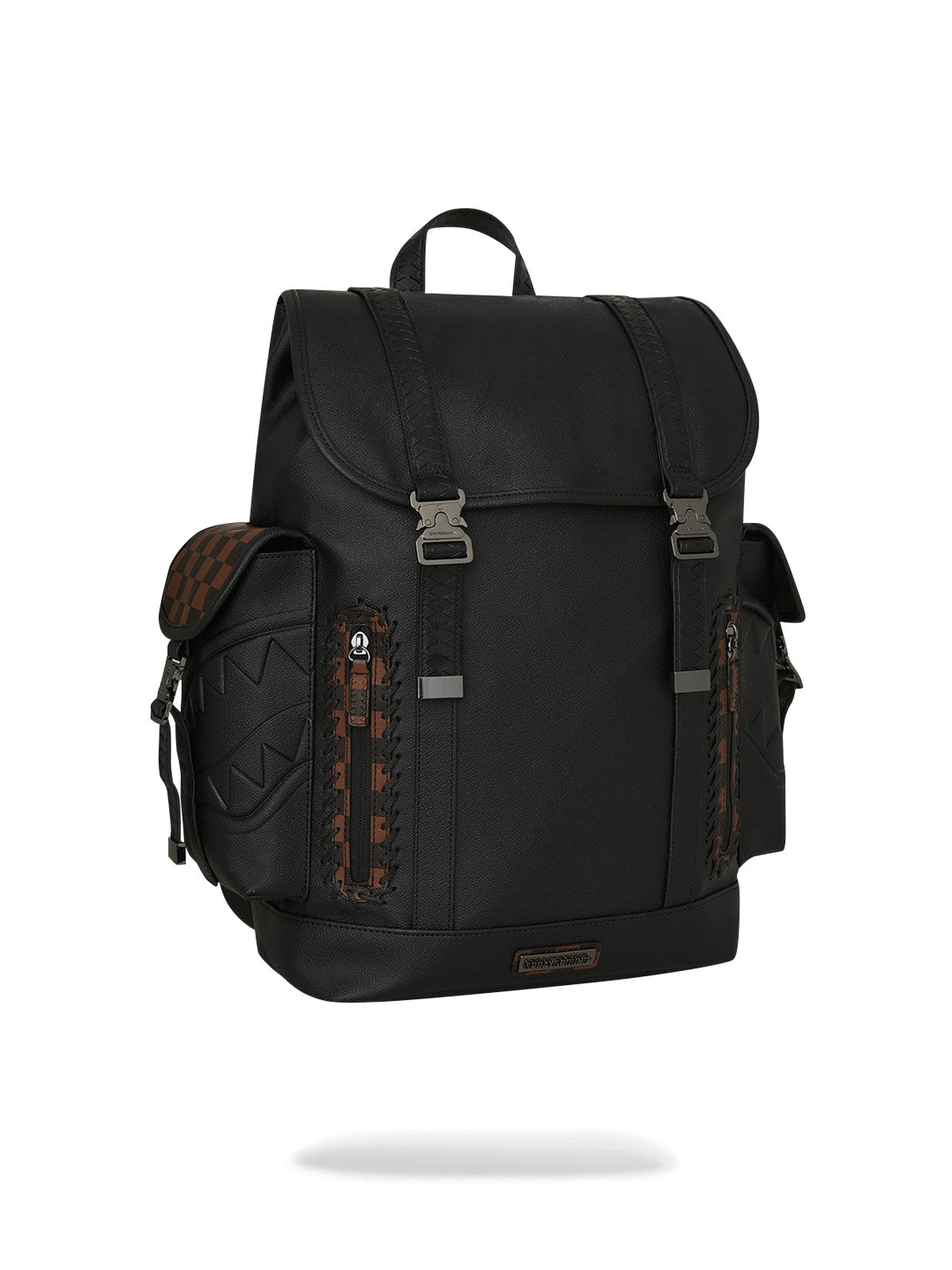 SPRAYGROUND Zaino Uomo DOSE OF CHECK DEUX MONTE CARLO 910B8014NSZ Nero gioboutiqueweb