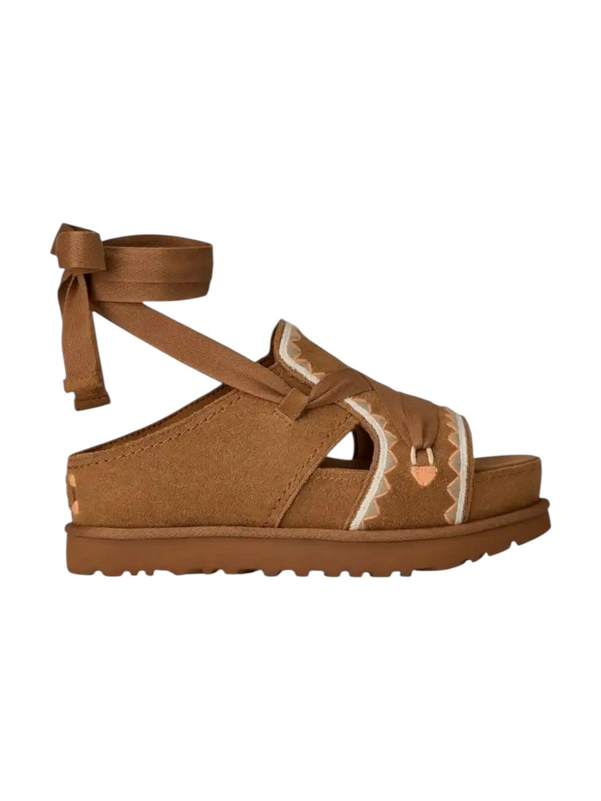 UGG Sandalo Donna W GOLDENSTAR HI ARTISTITCH 1175133 CHMU chestnut multi