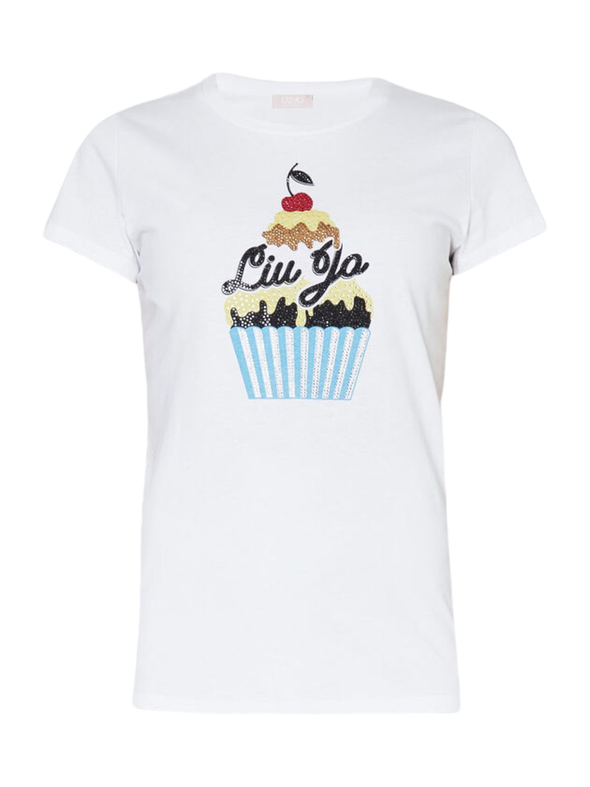 LIU JO WHITE T-Shirt e Polo Donna  MA4339JS923 N9287 Bianco gioboutiqueweb