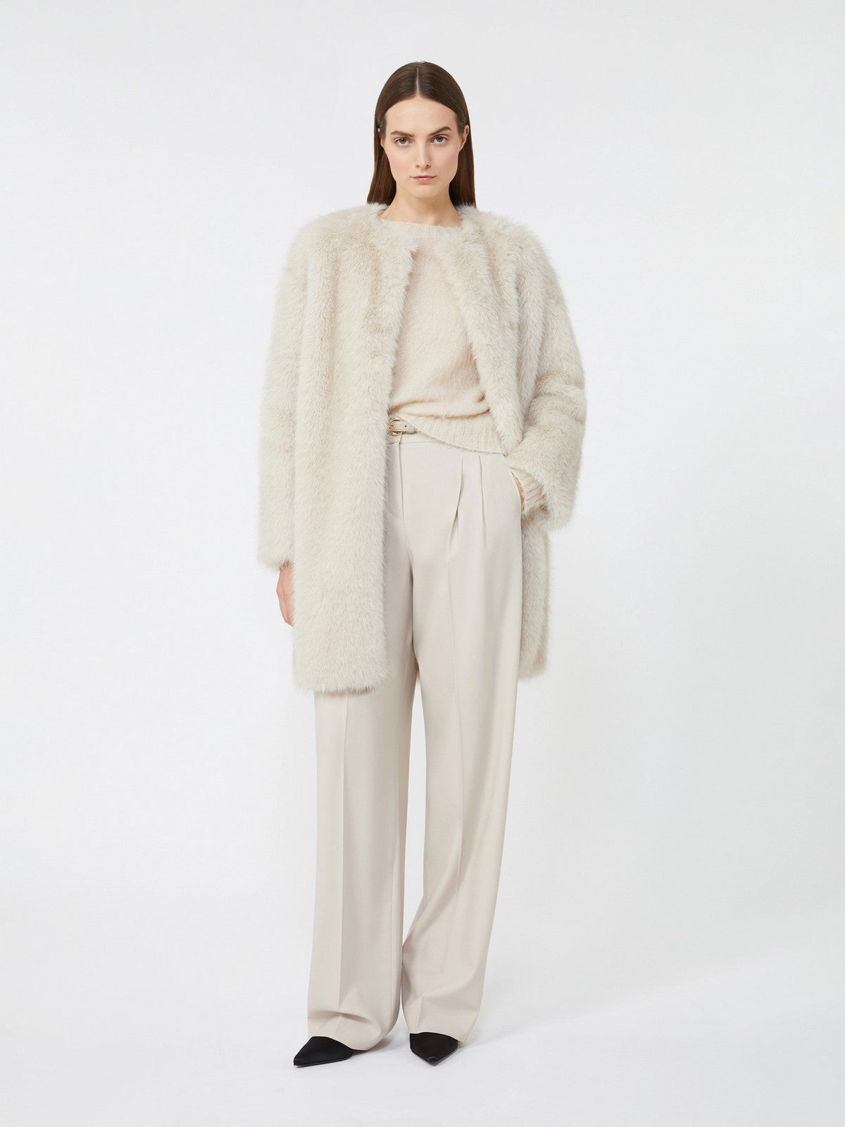 MAX MARA Pelliccia Donna EROS 2526456012600 002 Beige