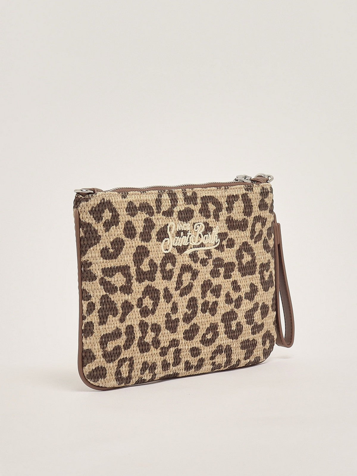 MC2 SAINT BARTH Borsa Donna  PARISIENNE STRAW 00349L LEOPARD 18 EMB