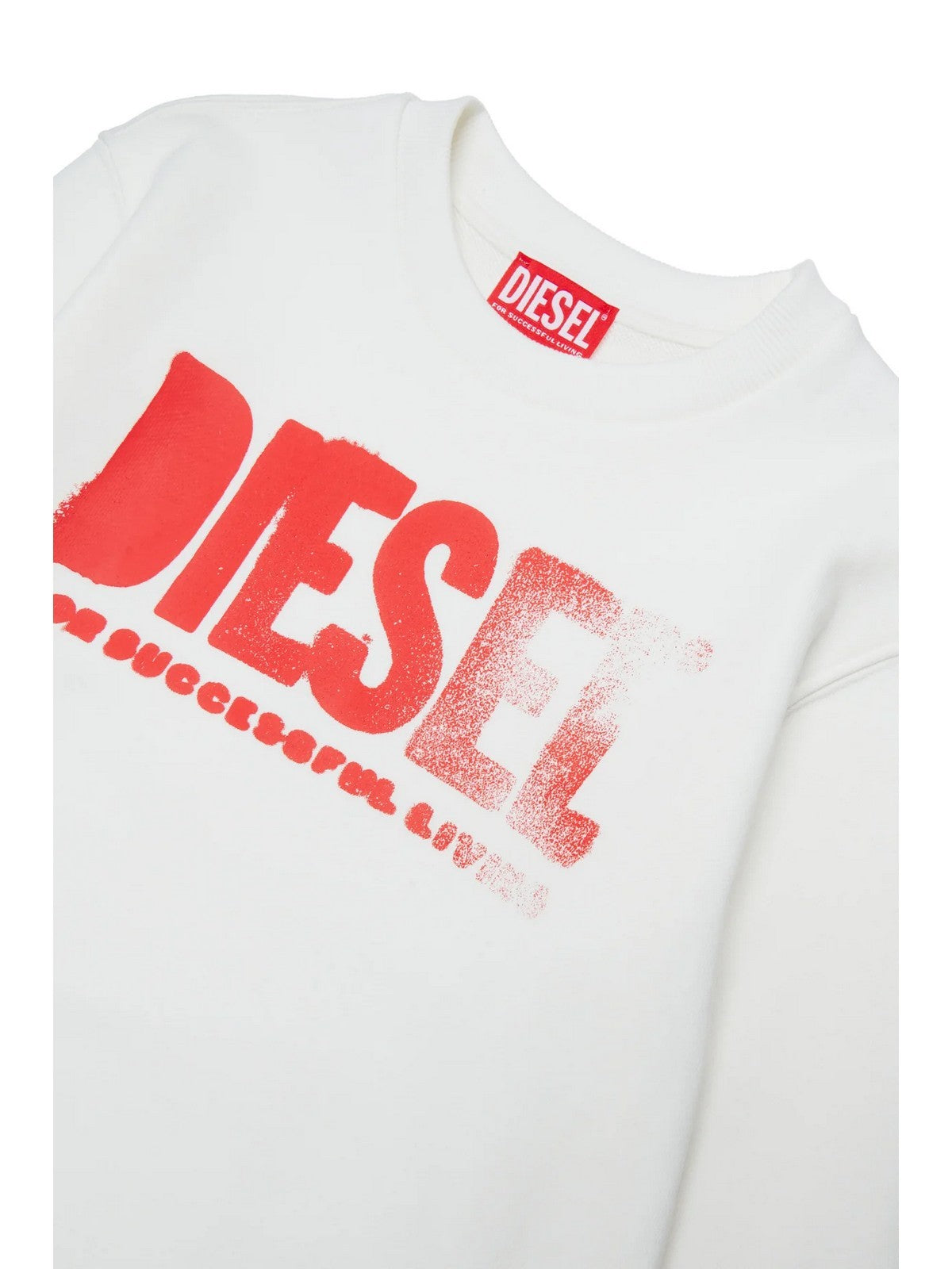 DIESEL Felpa Bambini e ragazzi  J02619 0GEAD K141 off white