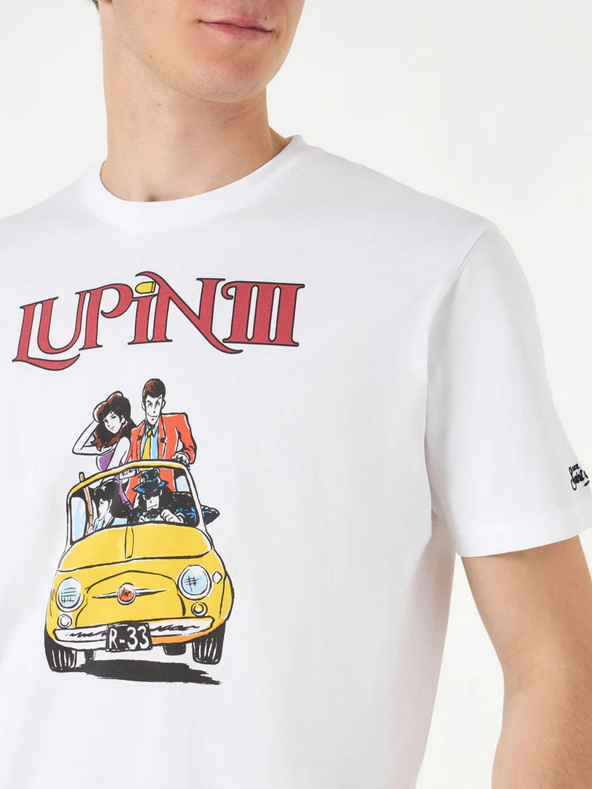T-shirt MC2 Saint Barth i Polo Man Tshirt Man 03473f White