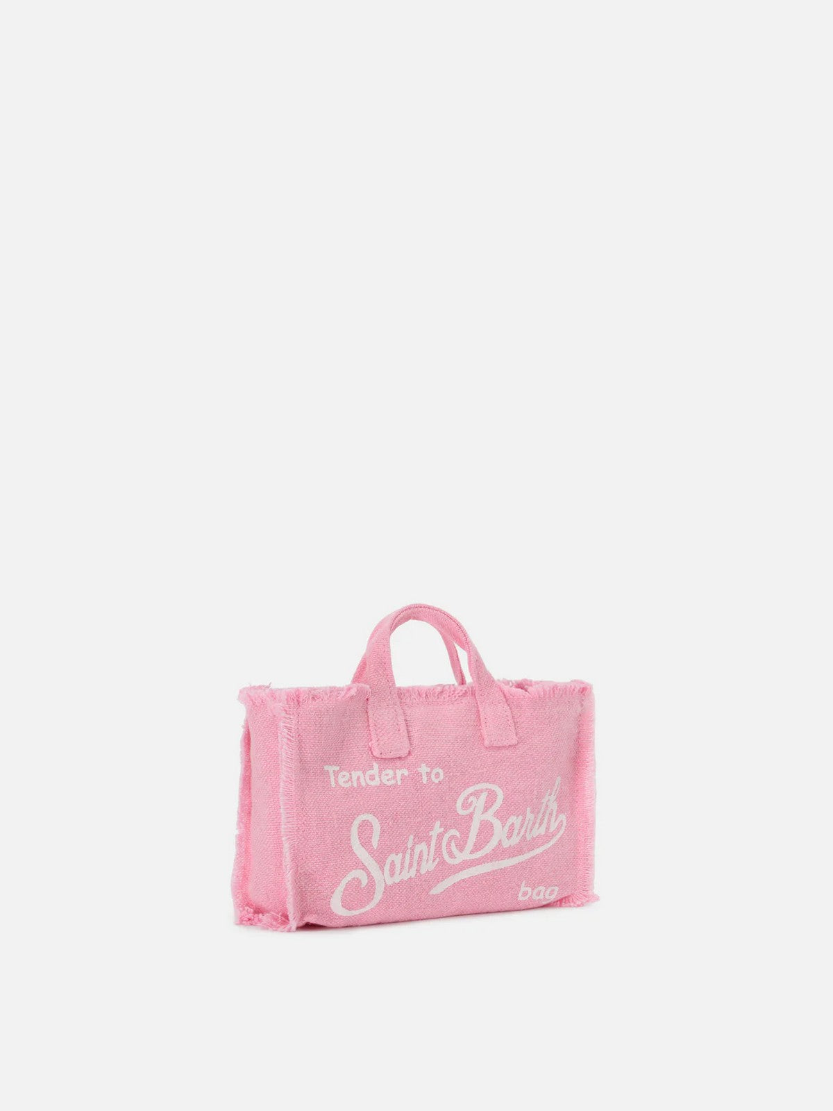 MC2 SAINT BARTH Pochette Donna  PHONE BAG LINEN 00142L LINEN 21 PINK