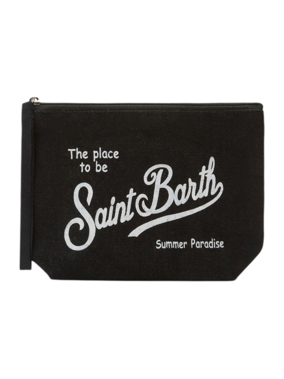 MC2 SAINT BARTH Pochette Unisex adulto  ALINE LINEN 01137L LINEN 00 BLACK