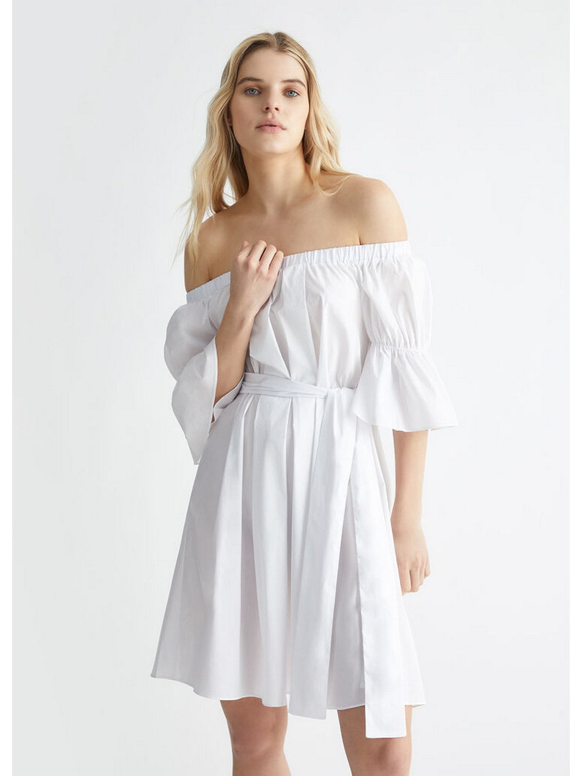 LIU JO BEACHWEAR Abito Donna  VA4096T3330 11110 Bianco gioboutiqueweb