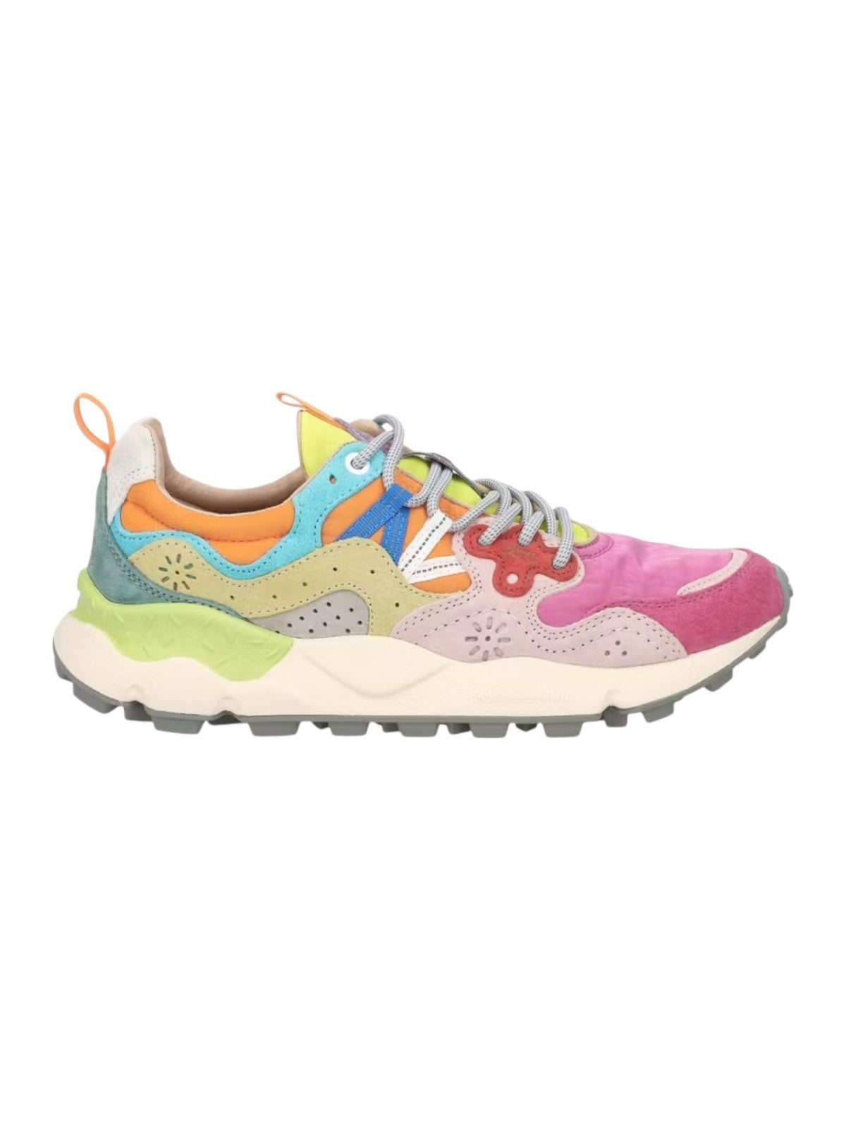 FLOWER MOUNTAIN Sneaker Donna YAMANO 3 WOMAN 2017817-01-1L43 FUCHSIA-PINK-MULTI gioboutiqueweb