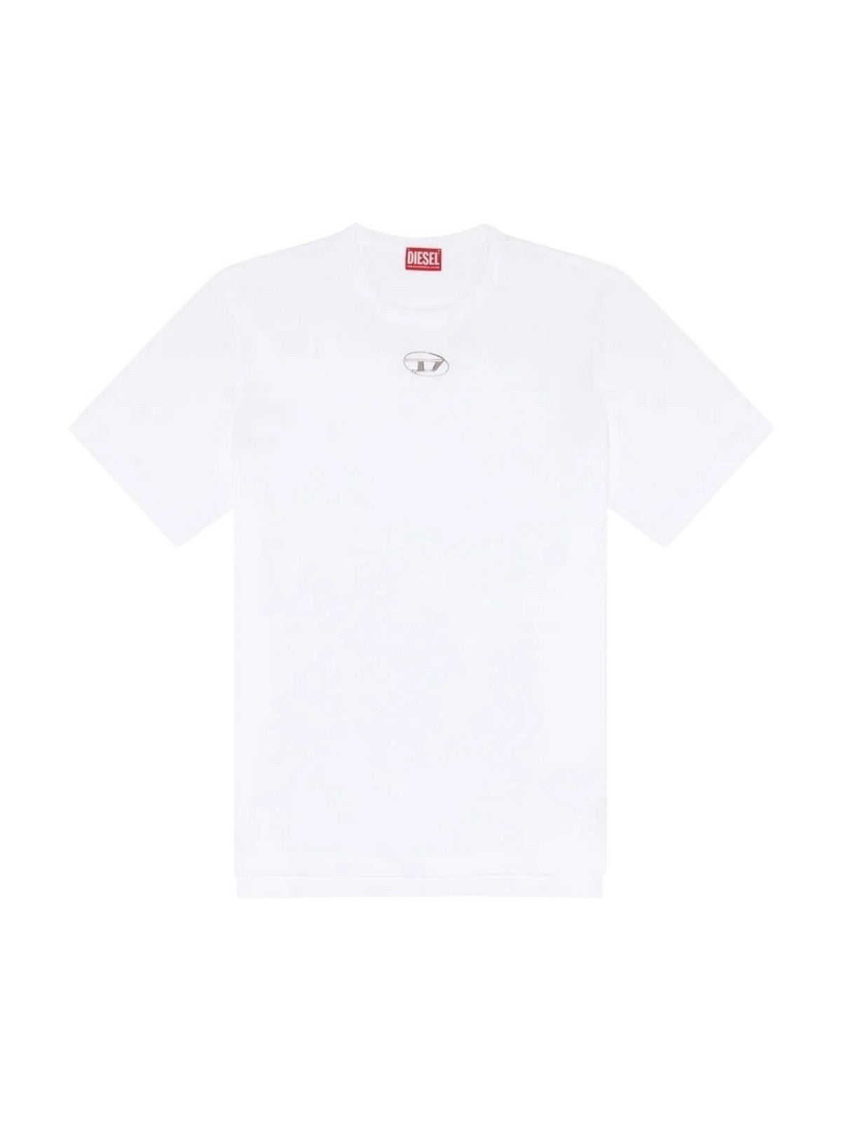 DIESEL T-shirt Uomo T-ADJUST-OD MAGLIETTA A17880 0CLBR 100 100 - WHITE gioboutiqueweb
