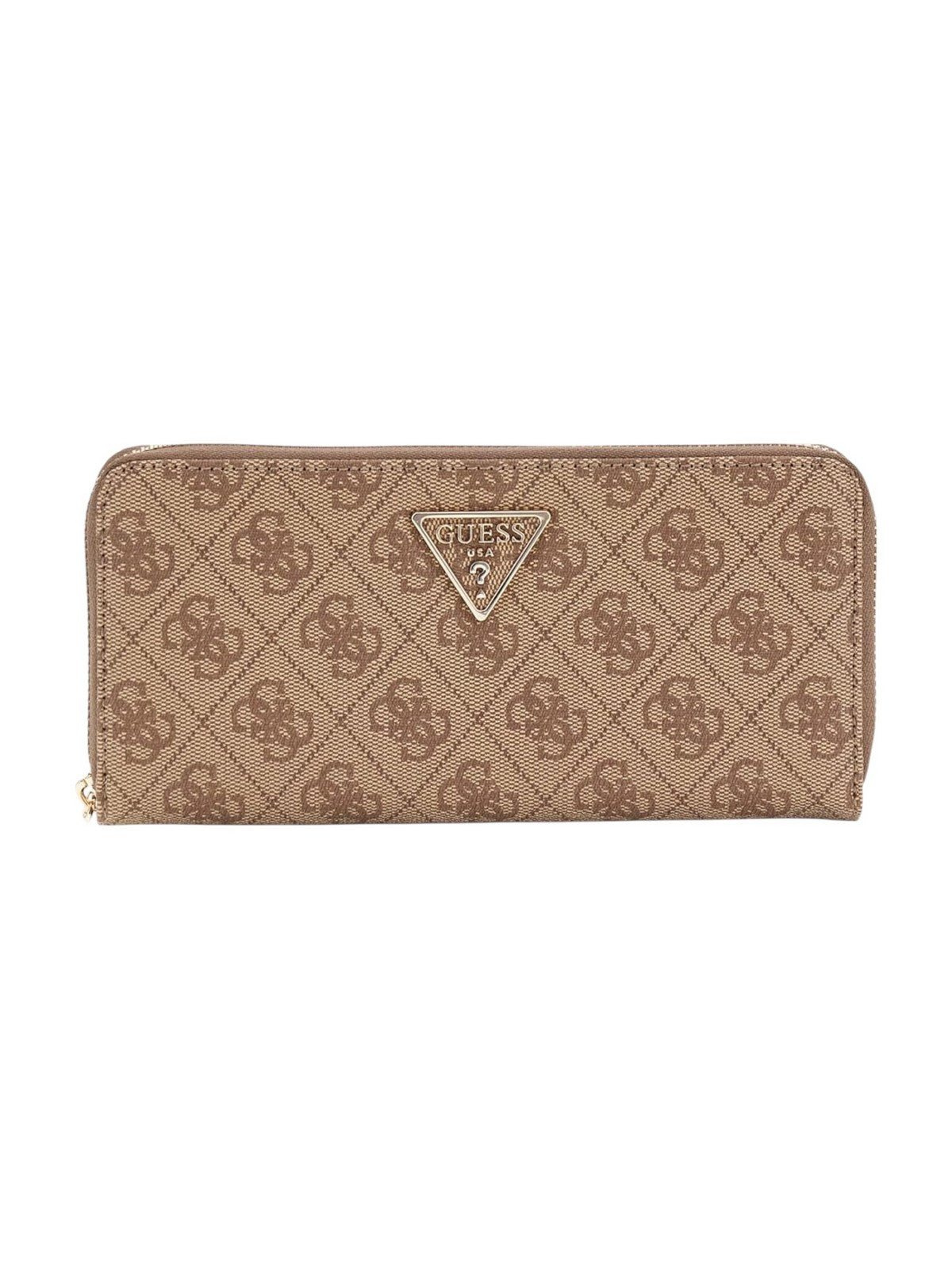 GUESS Portafoglio Donna LAUREL II SLG LARGE ZIP AROUND SWSG74 59146 LTL LATTE LOGO gioboutiqueweb
