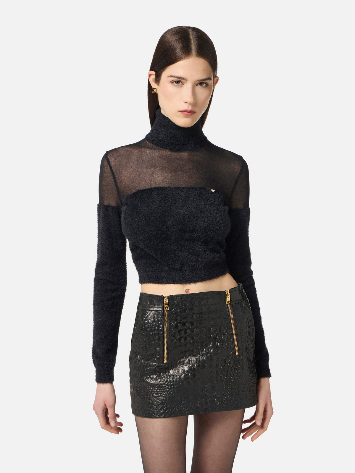 ELISABETTA FRANCHI Maglia Donna  MK54T57E2 110 Nero