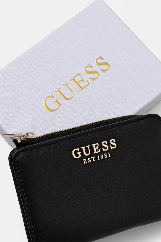 GUESS Portafoglio Donna TALENT SLG ZIP ARND CARD CASE SWNG96 69156 BLA BLACK gioboutiqueweb