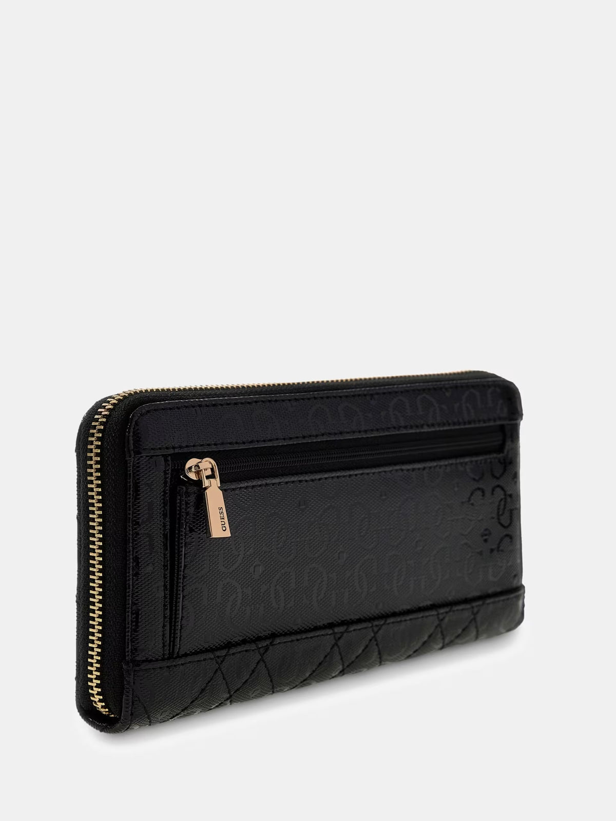 GUESS Portafoglio Donna ISEMAY SLG LARGE ZIP AROUND SWGG96 28146 BLA BLACK gioboutiqueweb