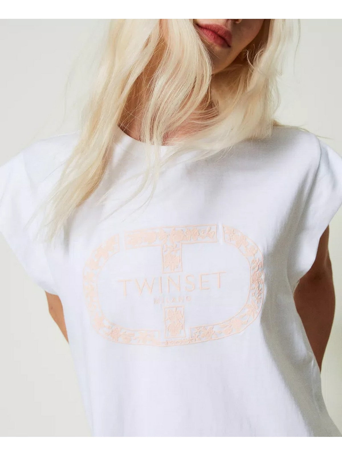 TWINSET T-Shirt e Polo Donna  241TP2213 11467 Bianco gioboutiqueweb