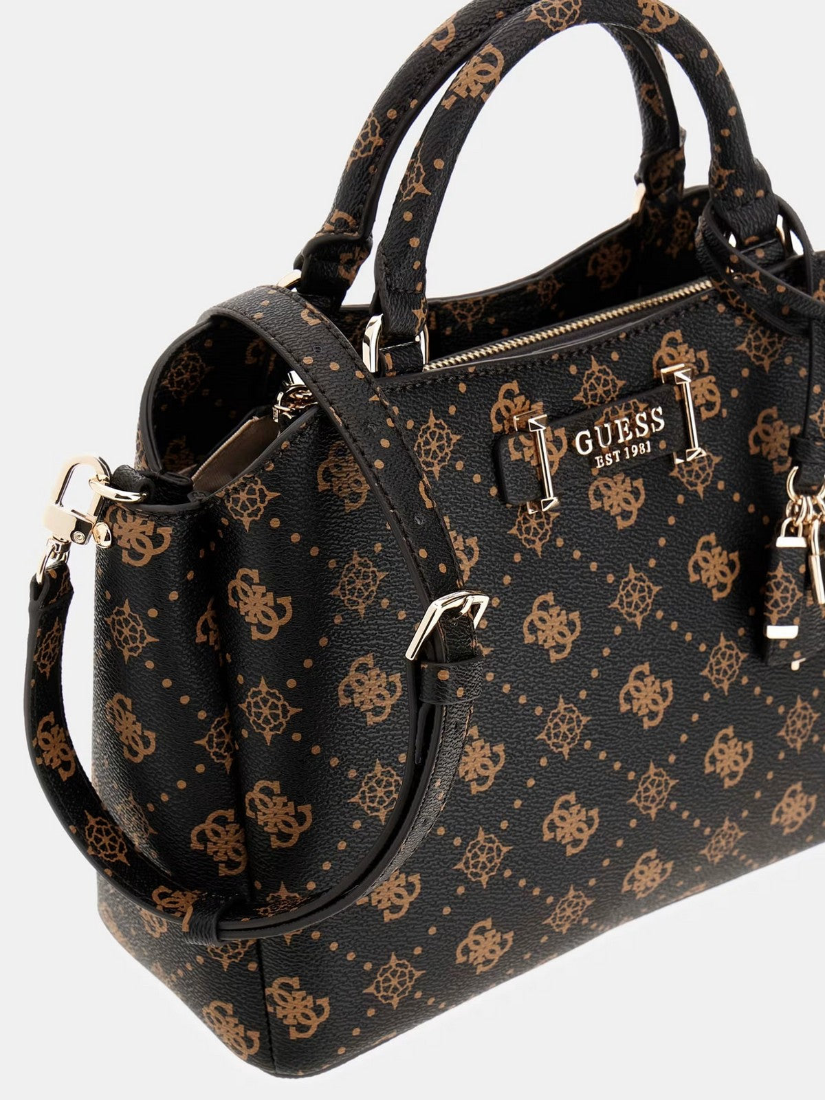 GUESS Borsa Donna SILIA GIRLFRIEND SATCHEL HWGP98 90060 ESL ESPRESSO LOGO