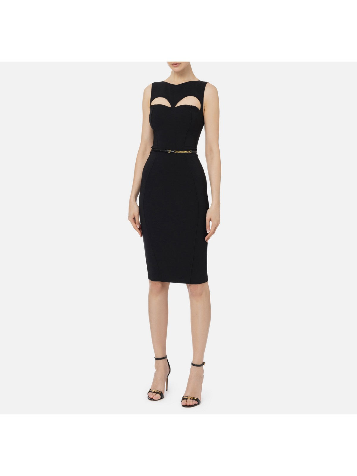ELISABETTA FRANCHI Abito Donna  AB60742E2 110 Nero gioboutiqueweb
