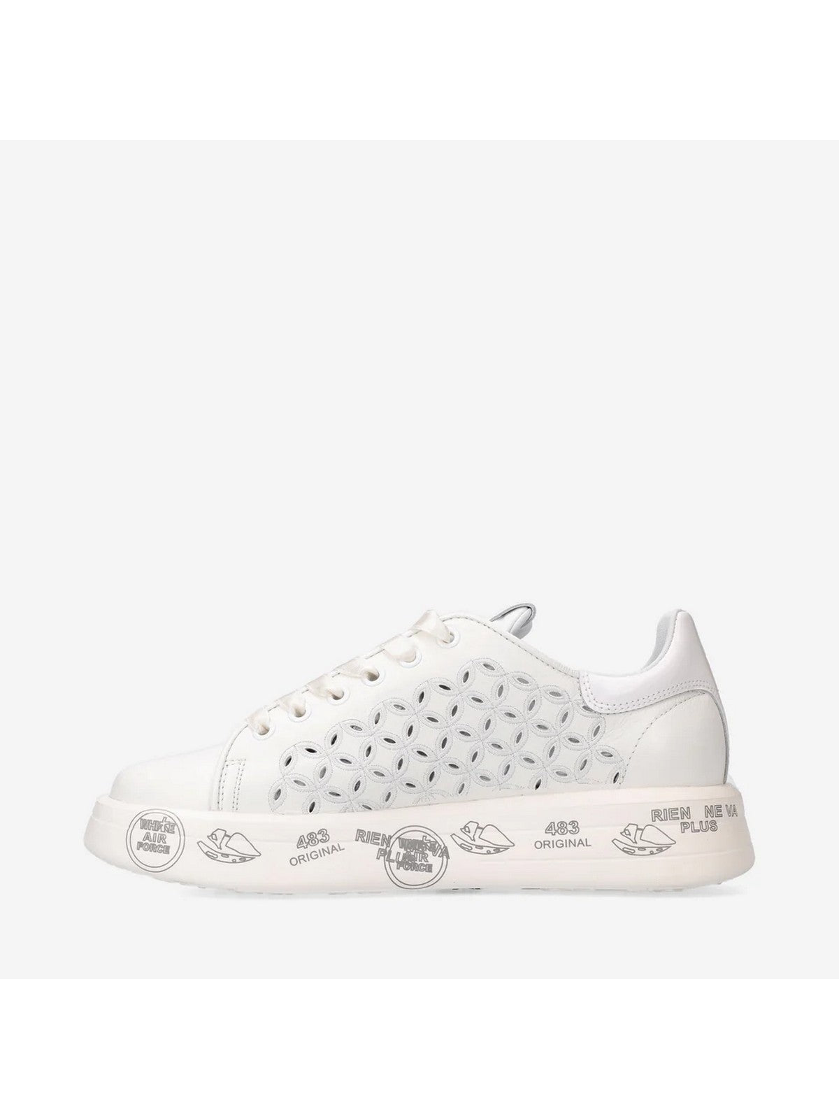 PREMIATA Sneaker Donna  BELLE VAR 6283 Bianco gioboutiqueweb
