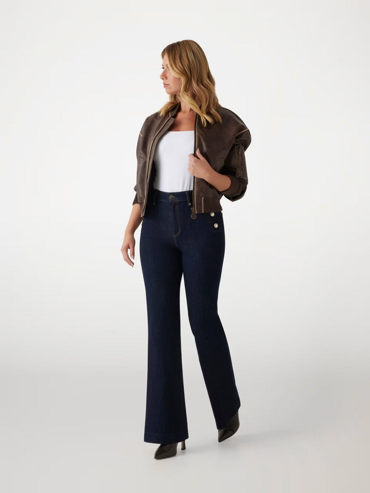 GUESS Jeans Donna NEW FAYE PANT W5RA0P D5PW1 BFIN BE FINE