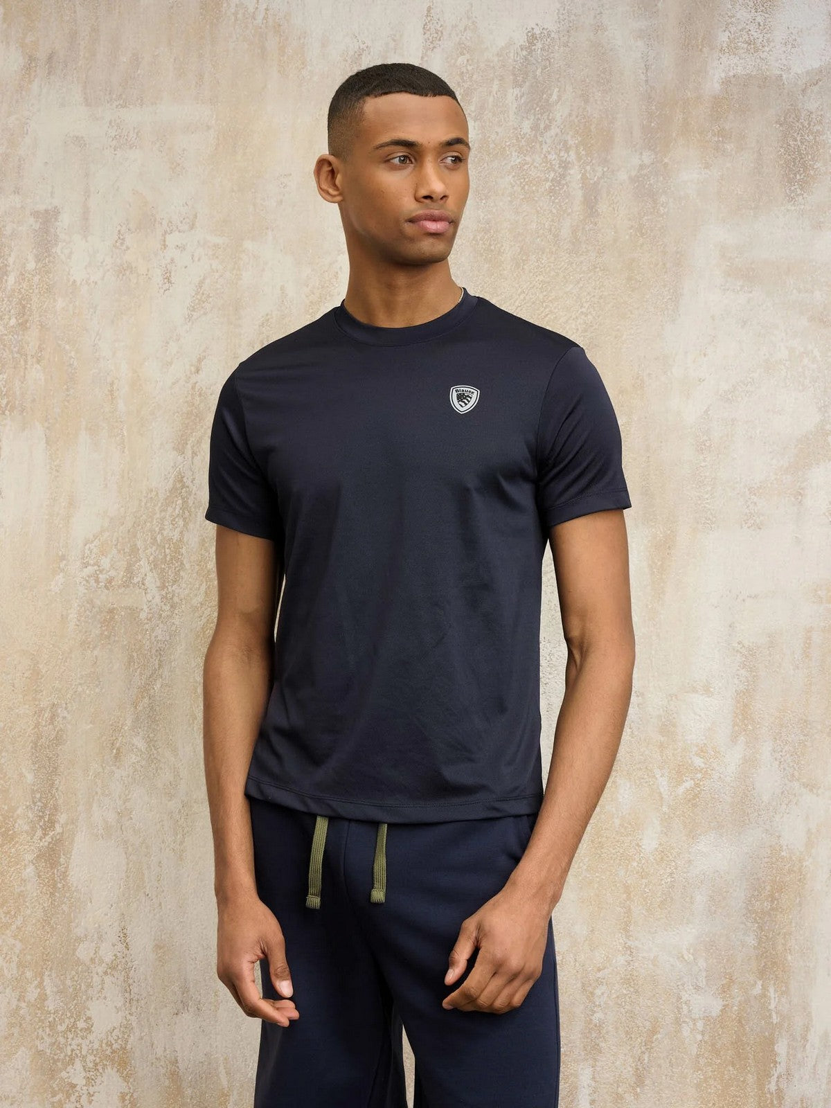 BLAUER T-shirt Uomo JAN 25SBLUH02109 006526 888 Blu gioboutiqueweb