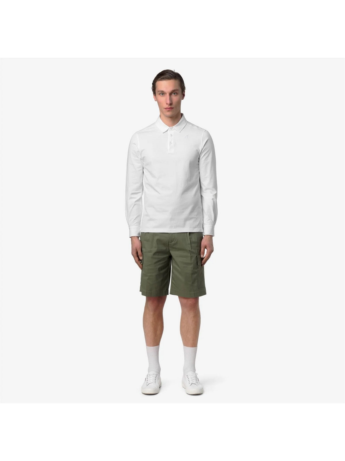 K-WAY Bermuda Uomo SERJE TWILL TECH K6133NW V15 Green Lichen