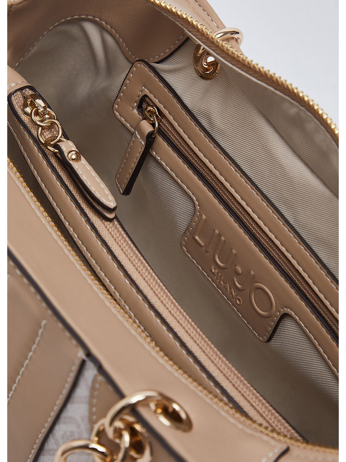 LIU JO ACCESSORIES Borsa Donna  AA6103E1118 C3920 Naturale/dk.cipria gioboutiqueweb