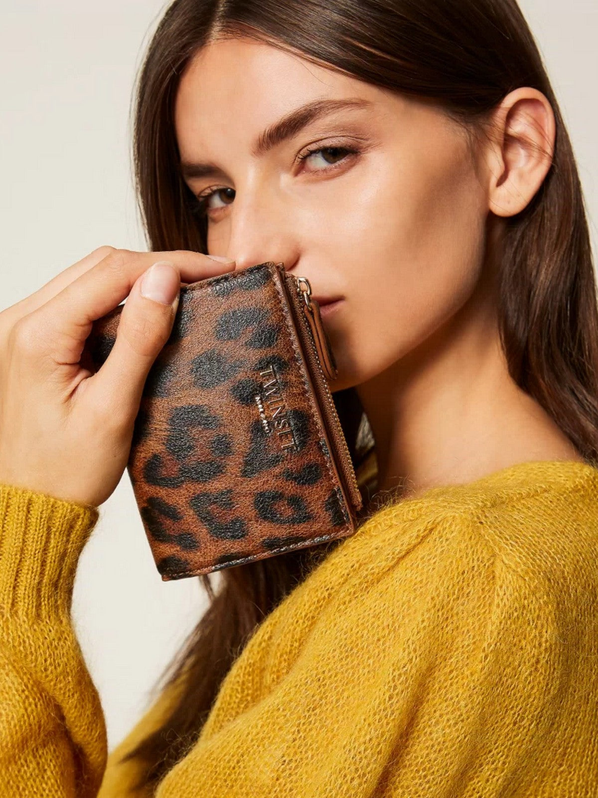 TWINSET Portafoglio Donna WALLET 252TL8010 12624 ST.LEOPARD