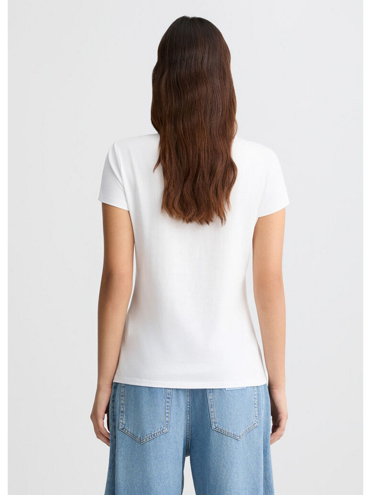 LIU JO WHITE T-shirt Donna  WA5362JS923 M9568 Bianco gioboutiqueweb