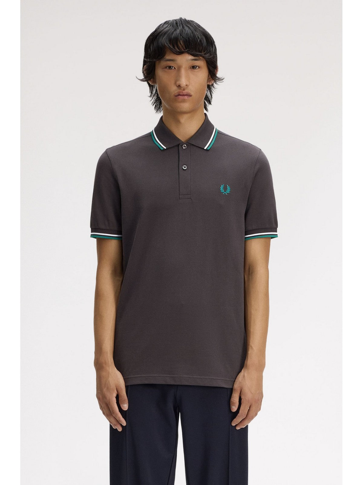 FRED PERRY Polo Uomo  FP-M3600P 85B ANGY/LIIC/SPGN