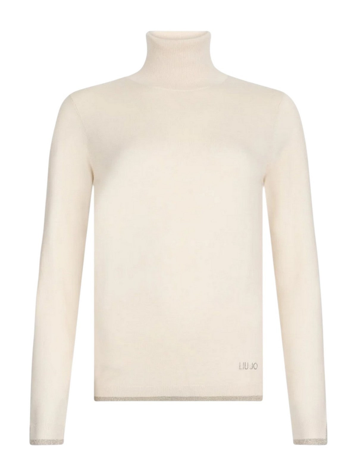LIU JO WHITE Maglione dolcevita Donna  MF5229MS49I 10701 BIANCO LANA