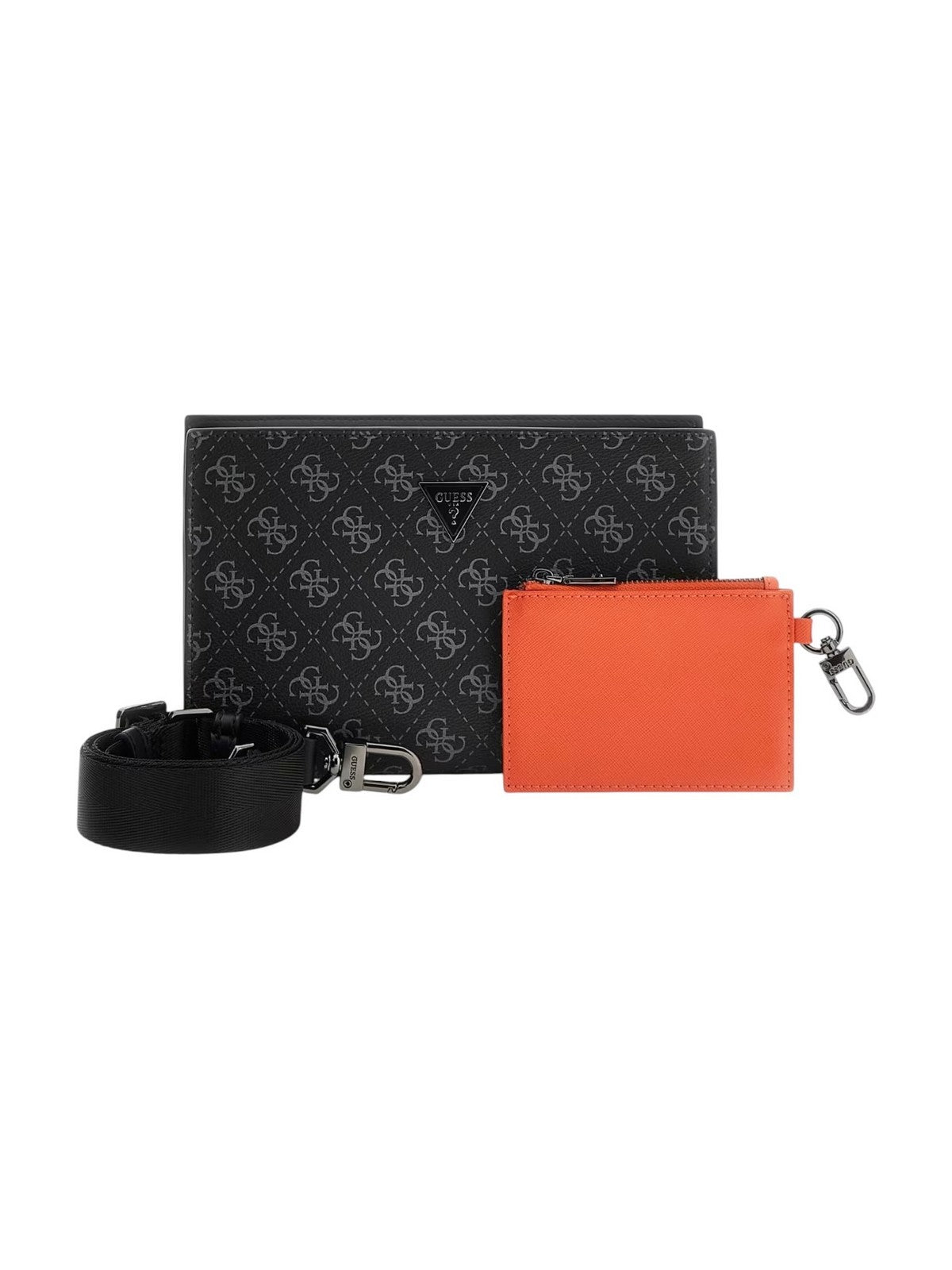 GUESS Tracolla Uomo MILANO CROSSBODY TOP ZIP HMMILO P6157 DAB DARK BLACK