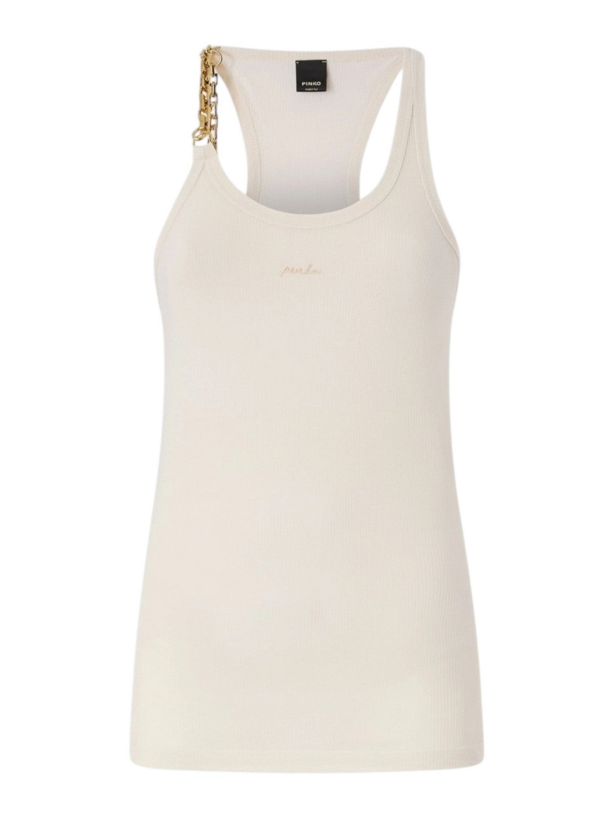 PINKO Canotta Donna CHARLENE CANOTTIERA 106633-A32C C03 BEIGE G. MAROSO gioboutiqueweb