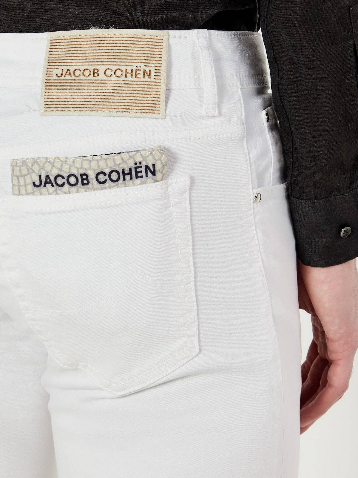 JACOB COHEN Jeans Uomo  JUM_QE007 036 P3732 TR A00 Bianco gioboutiqueweb