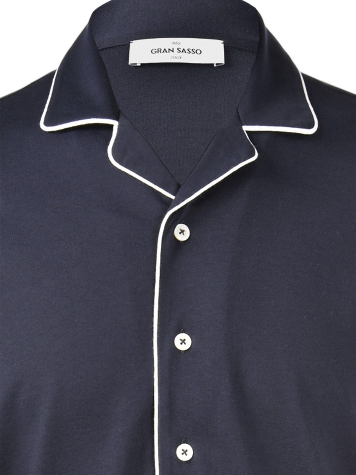 GRAN SASSO Camicia Uomo  60197/73718 590 Blu gioboutiqueweb