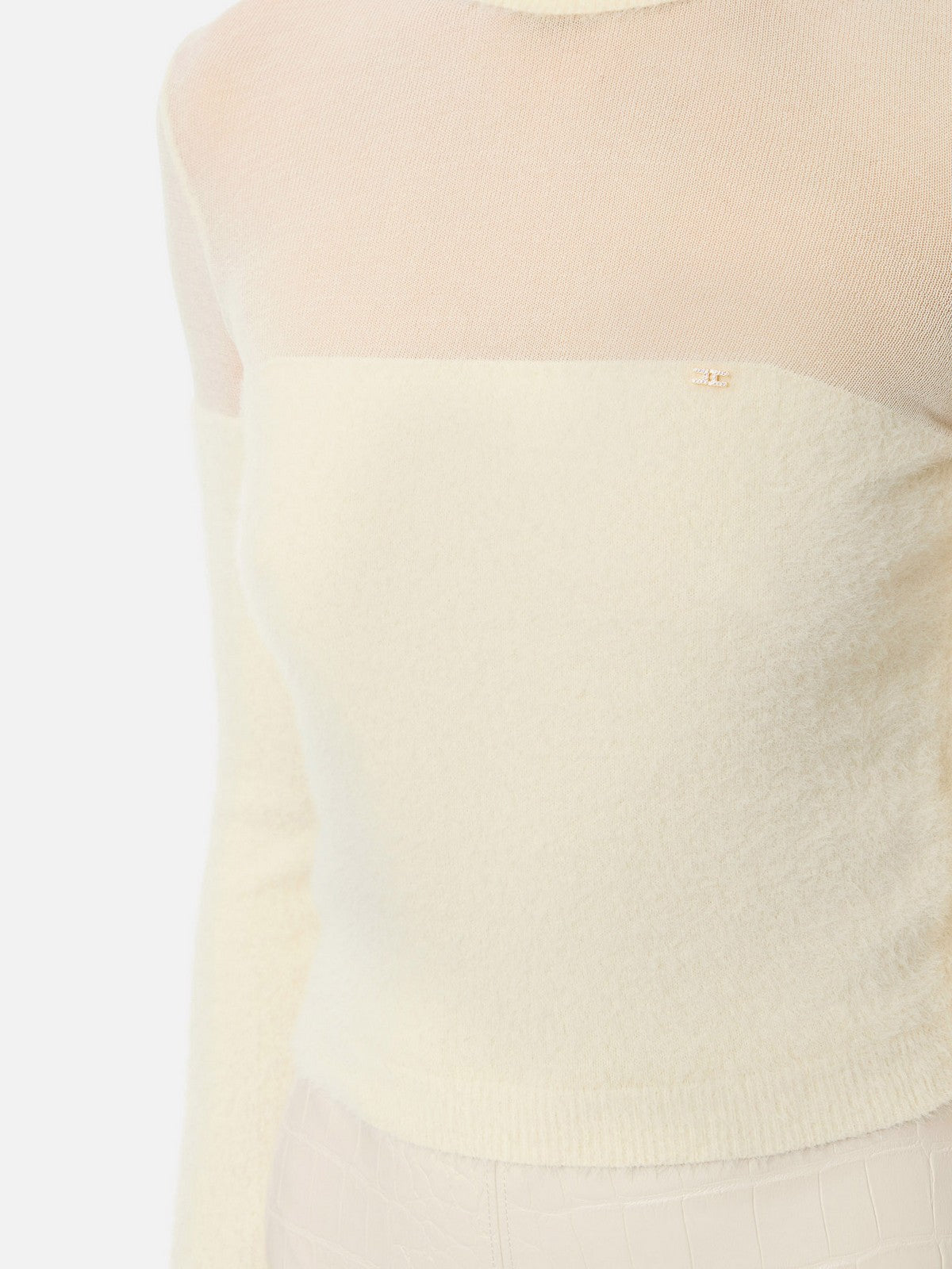 ELISABETTA FRANCHI Maglia Donna  MK54T57E2 DZ9 MILK